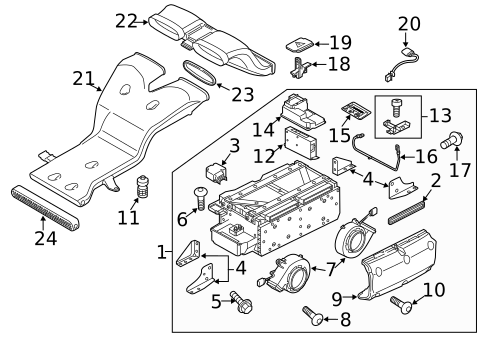 Rear Reflector for 2013 Porsche Cayenne #0