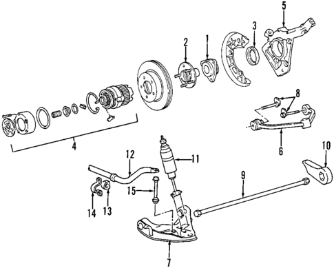 Front Suspension for 2001 Ford Explorer Sport #0