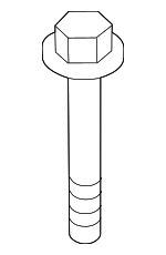 33306793792 - Suspension: Rear Lower Control Arm Adjust Bolt for BMW Image