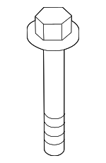 33306861943 - Suspension: Rear Lower Control Arm Mount Bolt for BMW Image
