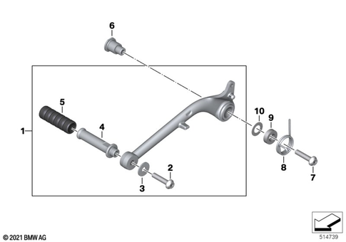 Brake Pedal, Connection Linkage for 2020 BMW-Motorrad R 18 B #0