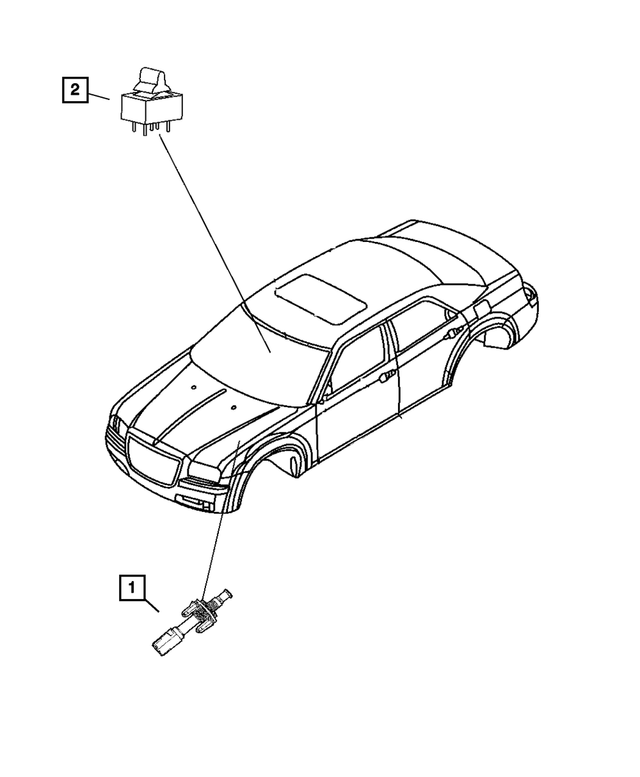 56042387 - Electrical: Adjustable Pedals Switch for Mopar Image image
