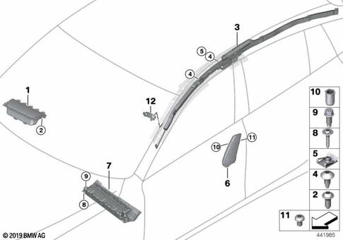 Airbag for 2014 BMW 760Li #0