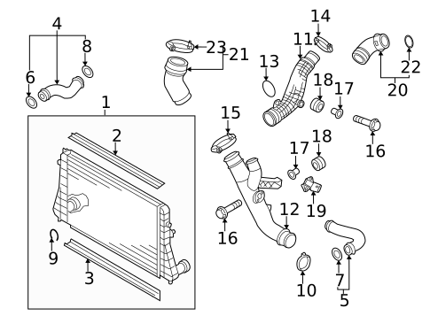 Intercooler for 2011 Volkswagen GTI #0