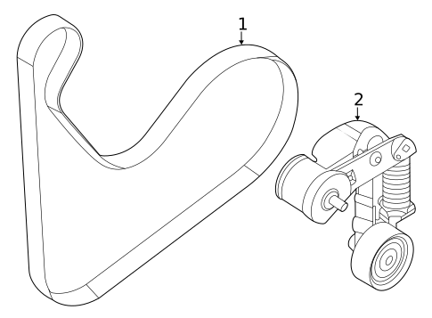 Belts & Pulleys for 2020 Kia Rio #0