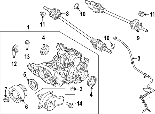 K2GZ4C210C - Suspension: Motor for Ford: Edge Image