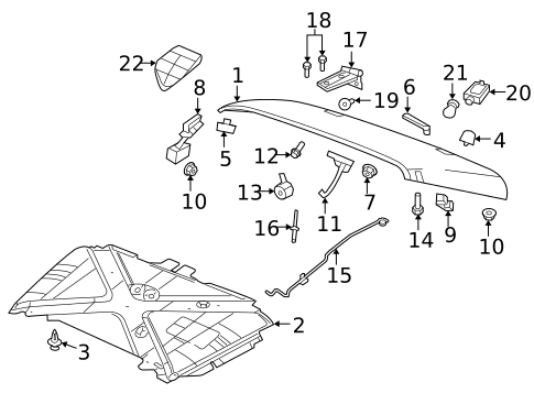 Hood & Components for 2018 Jeep Wrangler JK #0