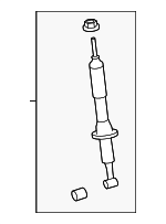 4851060260 - : 2010-2023 Lexus GX460 Front Left &amp; Right Suspension Shock Absorber for Lexus: GX460 Image