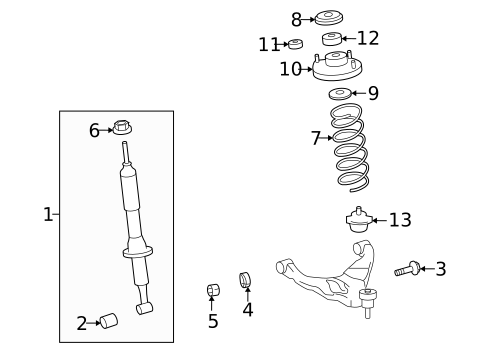 Shocks & Components for 2020 Lexus GX460 #0
