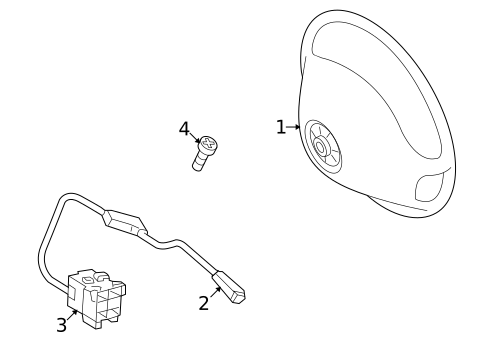 Steering Wheel & Trim for 2003 Dodge Sprinter 3500 #0