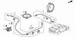 90131S30003 - Electrical/Exhaust/Heater/Fuel: SCREW-WASHER, ET (6X16) for Honda Image