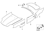 41357011669 - Bodywork: Side Panel, Front Left for BMW Image