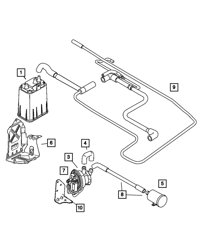 5273817AA - : Leak Detection Pump Filter for Mopar Image