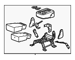 15865119 - Body: Seat Assembly for Cadillac: Escalade, Escalade ESV, Escalade EXT | Chevrolet: Avalanche, Suburban 1500, Suburban 2500, Tahoe | GMC: Yukon, Yukon XL 1500, Yukon XL 2500 Image