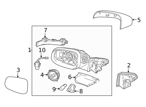 Mirrors for 2015 Volvo V60 #0