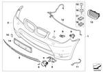 63176910791 - Retrofitting / Conversion / Accessories: Fog Lights, Left for BMW Image