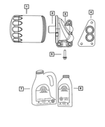 4761838AD - 2.4L Turbo Gas; Engine: 5w30 Engine Oil for Mopar Image