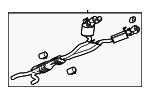 19419957 - Exhaust: Muffler &amp; Pipe for Chevrolet: Camaro Image