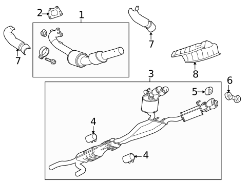 Exhaust Components for 2013 Chevrolet Camaro #0