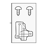 8119378120 - Electrical: Repair Bracket for Lexus: NX250, NX350, NX350h, NX450h+ Image