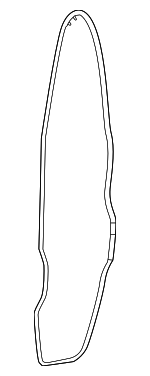 68607076AA - Body: Door Weather-strip for Mopar Image