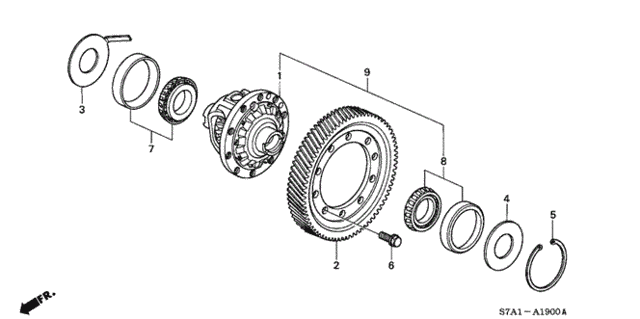 AT Differential for 2004 Acura RSX #0