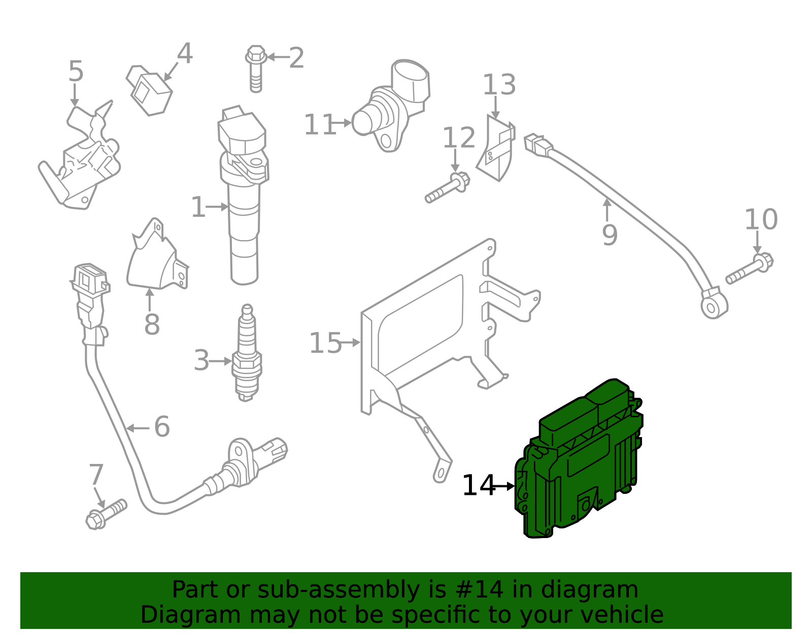 2018-2019 Kia Sportage Ecm 39100-2GHK1 | QuirkParts