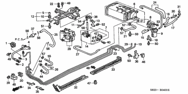 Fuel Pipe (1) for 2002 Honda Accord #0