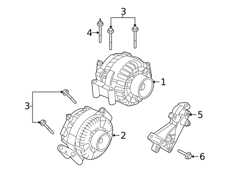 Alternator for 2009 Ford E-350 Super Duty #0
