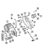 5080303AA - Transfer Case Model 244 [DHU]: Transfer Front Case for Mopar Image