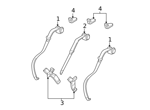 Seat Belt for 2010 Chevrolet Impala #1