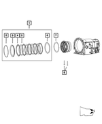 52107983AA - NAG1; W5A580; 5-Speed; Automatic Transmission: Snap Ring for Mopar Image