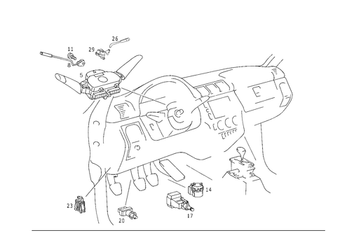 Switch for 2002 Mercedes-Benz ML320 #1