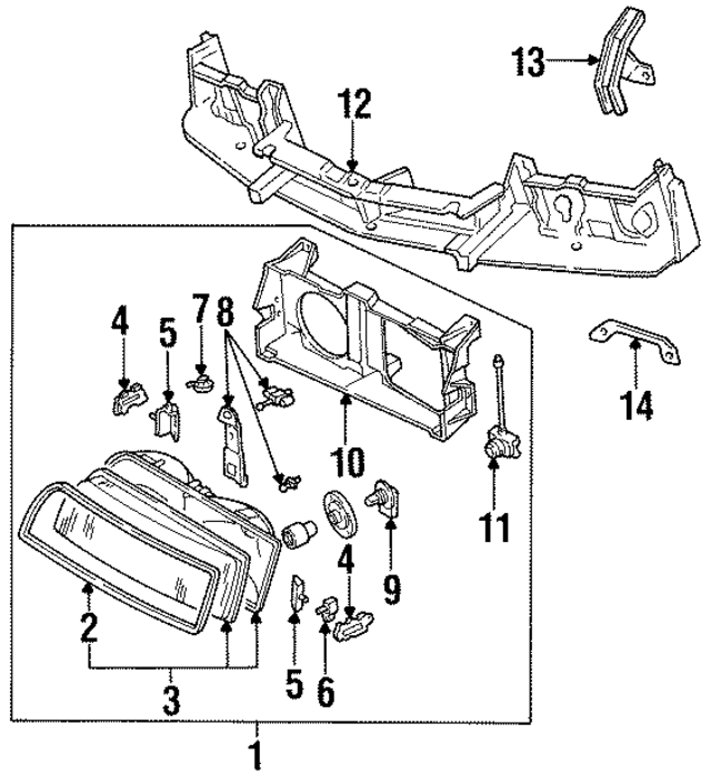 16510773 - Electrical: Headlamp Assembly for GM Image