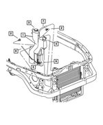 55056383AA - Cooling: Coolant Overflow Hose for Mopar Image