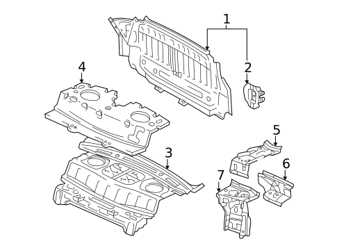 Rear Body for 1999 Toyota Solara #0
