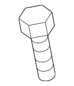 57725F2000 - Steering: Gear Assembly Mount Bolt for Hyundai Image