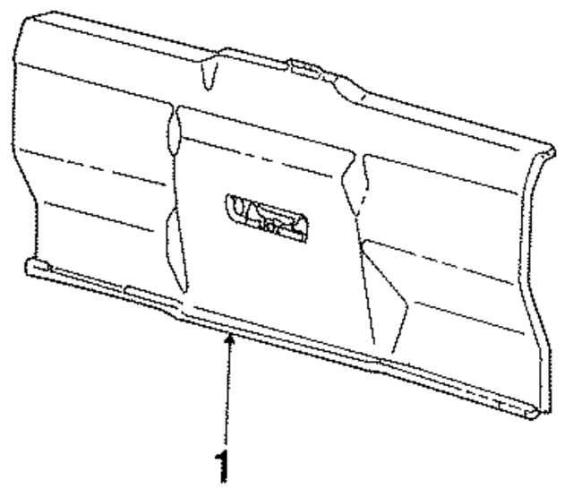 H852HL7 - Body: Tail Panel Trim for Mopar Image