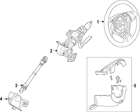 Steering Column for 2016 Mazda CX-3 #0