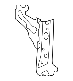 896670R030 - Electrical: ECM Front Bracket for Toyota Image