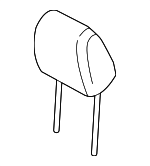 HN1Z58611A08DB - Body: Headrest for Ford: EcoSport Image