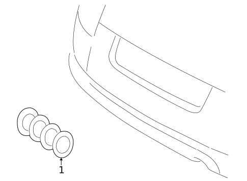Exterior Trim - Lift Gate for 2003 Audi TT Quattro #0
