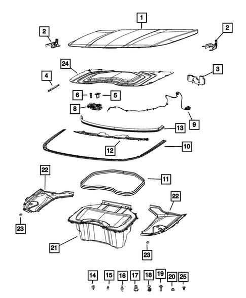 Hood and Hood Release for 2026 Jeep Cherokee #0