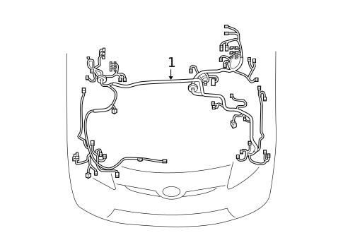 Wiring Harness for 2022 Toyota Prius AWD-e #0