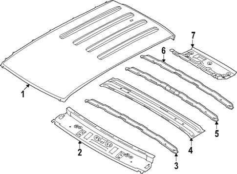 Roof & Components for 2021 Hyundai Venue #0