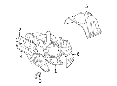 Exhaust Manifold for 2005 Toyota MR2 Spyder #0