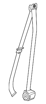 72117241748 - : Lap &amp; Shoulder Belt for BMW: 528i, 528i xDrive, 535d, 535d xDrive, 535i, 535i GT, 535i GT xDrive, 535i xDrive, 550i, 550i GT, 550i GT xDrive, 550i xDrive, ActiveHybrid 5, M5 Image