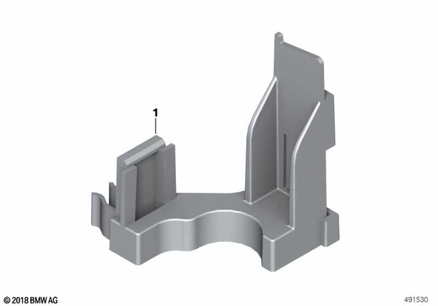 61118562056 - General Electrical System: Holder for Cut-Off Relay -  for BMW-Motorrad Image