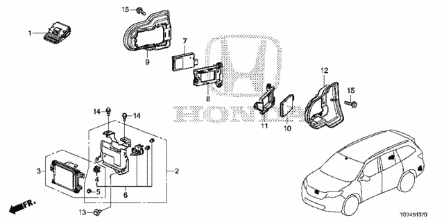 Radar - Camera for 2019 Honda Pilot #0