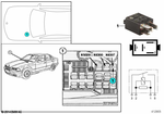 61367924276 - Vehicle Electrical System: Mini-Relay Contactor for BMW Image